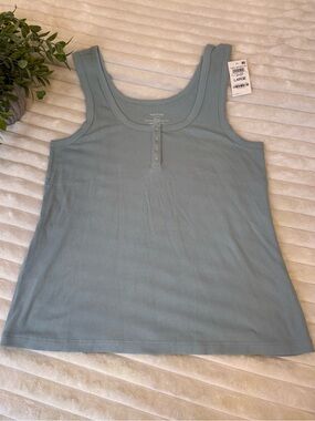 State of Day ribbed lounge tank top Size large
